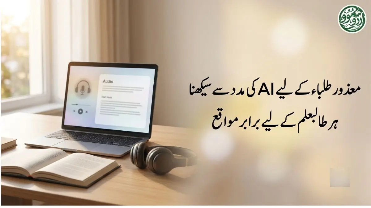 معذور طلباء کے لیے AI کی مدد سے سیکھنے کے مواقع